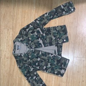 Camouflage Jean Jacket size small